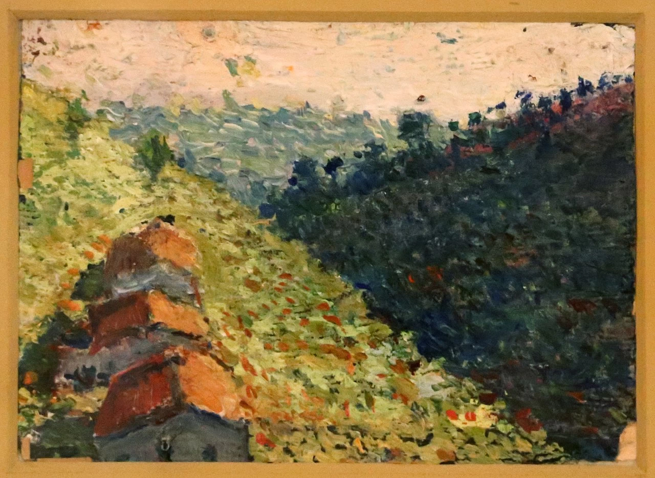 Paesaggio con case, 1908 - Galleria Comunale d'Arte, Cagliari